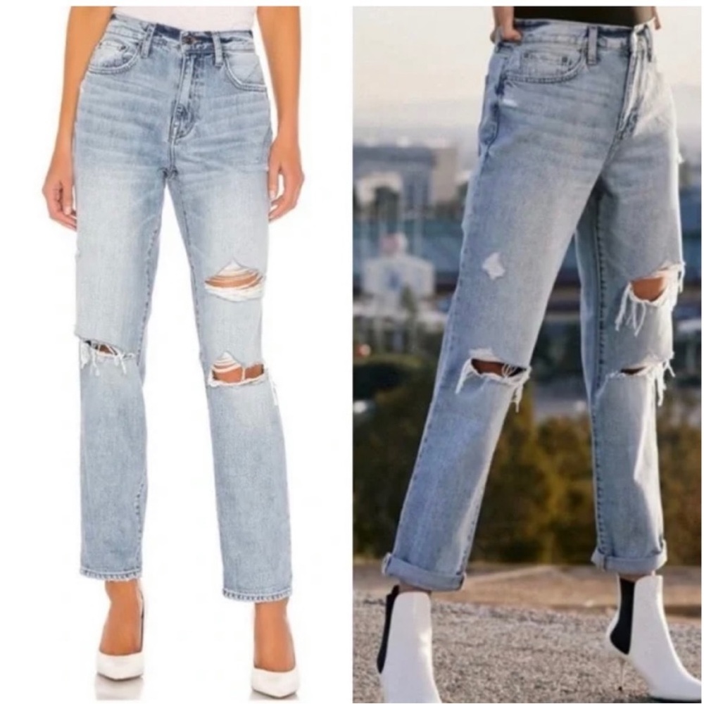 Pistola Presley High Rise Relaxed Roller Jeans Revolve 26